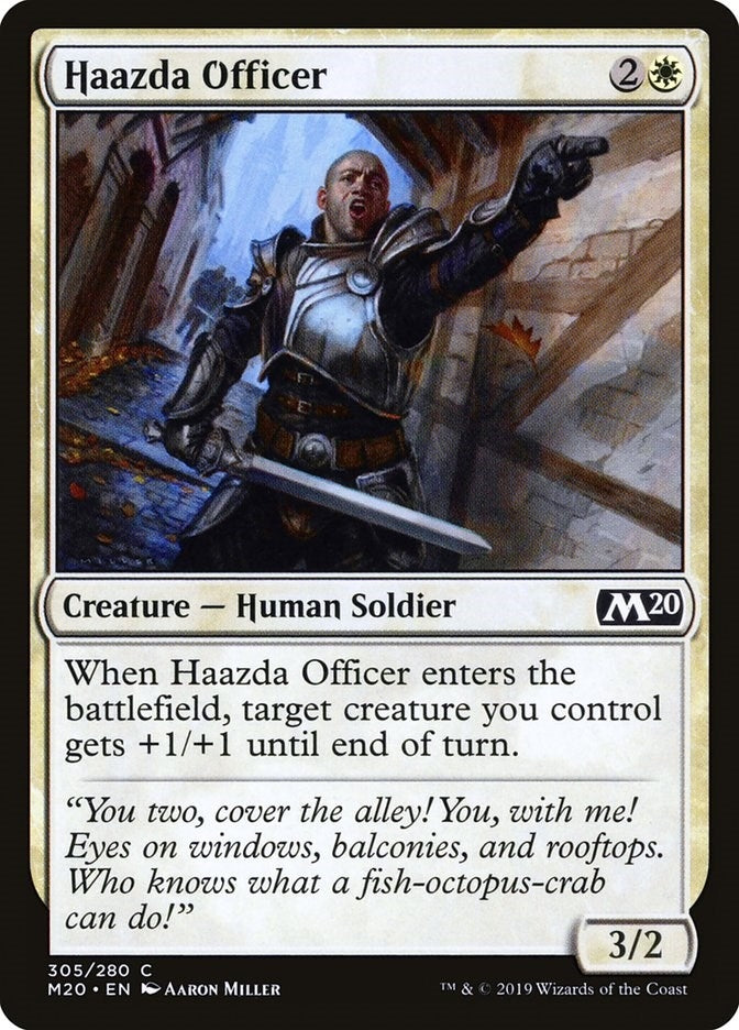 Image for Haazda Officer (305) (Core Set 2020) (M20) - Magic: The Gathering