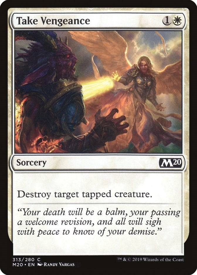 Image for Take Vengeance (313) (Core Set 2020) (M20) - Magic: The Gathering