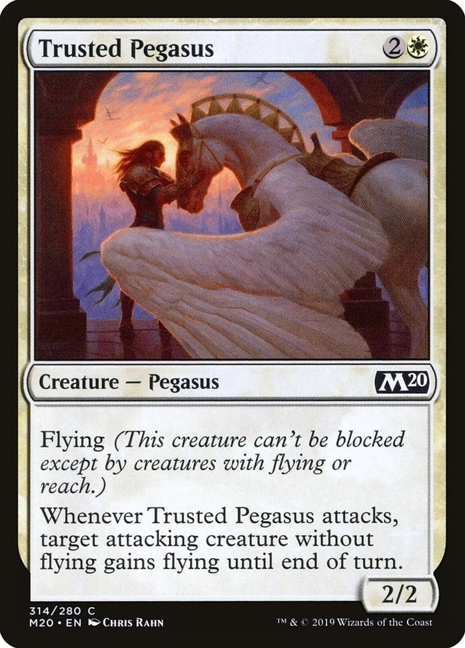 Image for Trusted Pegasus (314) (Core Set 2020) (M20) - Magic: The Gathering