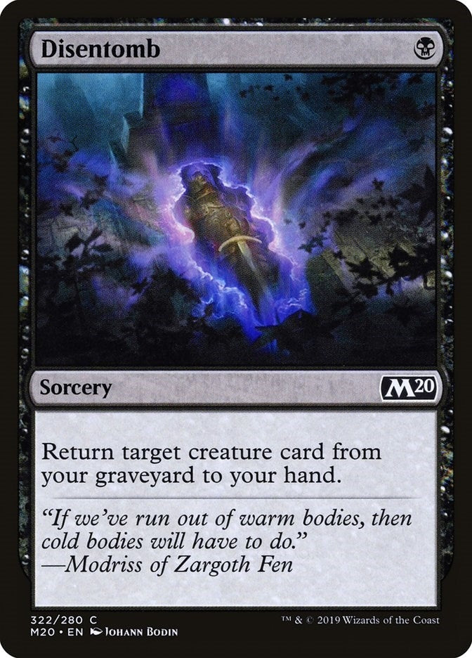 Image for Disentomb (322) (Core Set 2020) (M20) - Magic: The Gathering