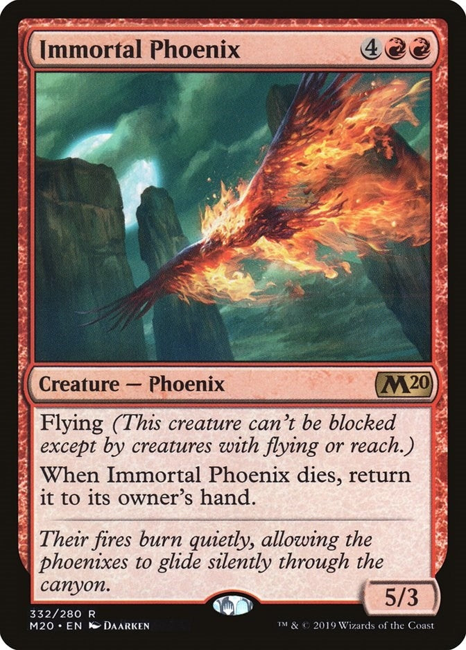 Image for Immortal Phoenix (332) (Core Set 2020) (M20) - Magic: The Gathering