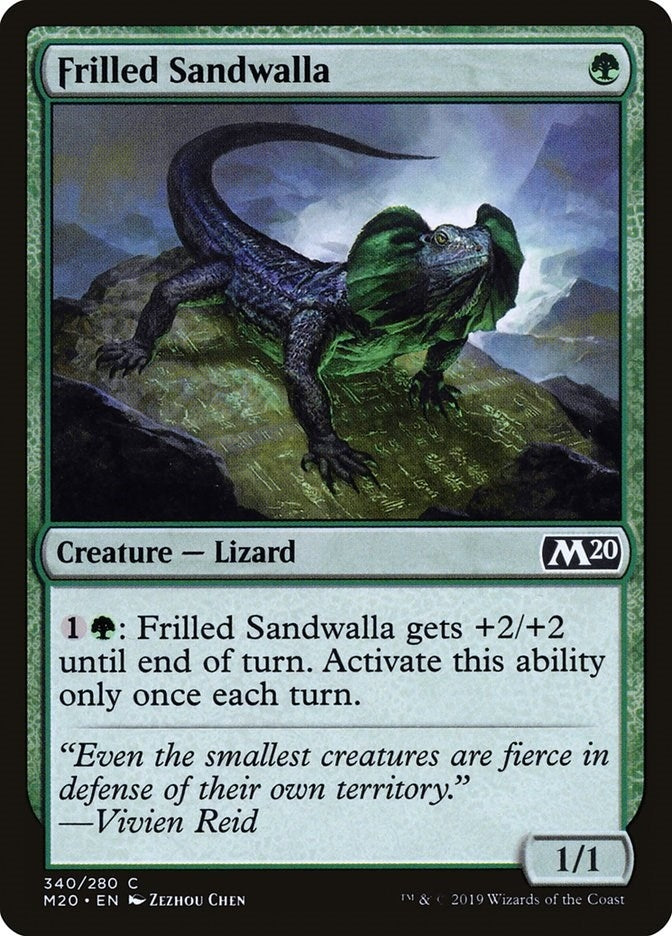Image for Frilled Sandwalla (340) (Core Set 2020) (M20) - Magic: The Gathering
