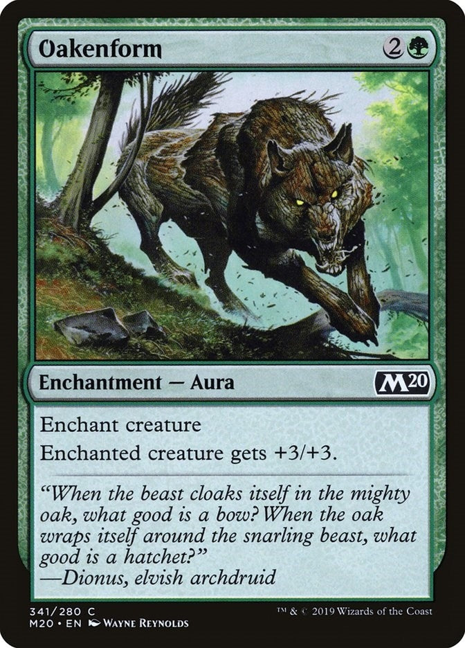 Image for Oakenform (341) (Core Set 2020) (M20) - Magic: The Gathering