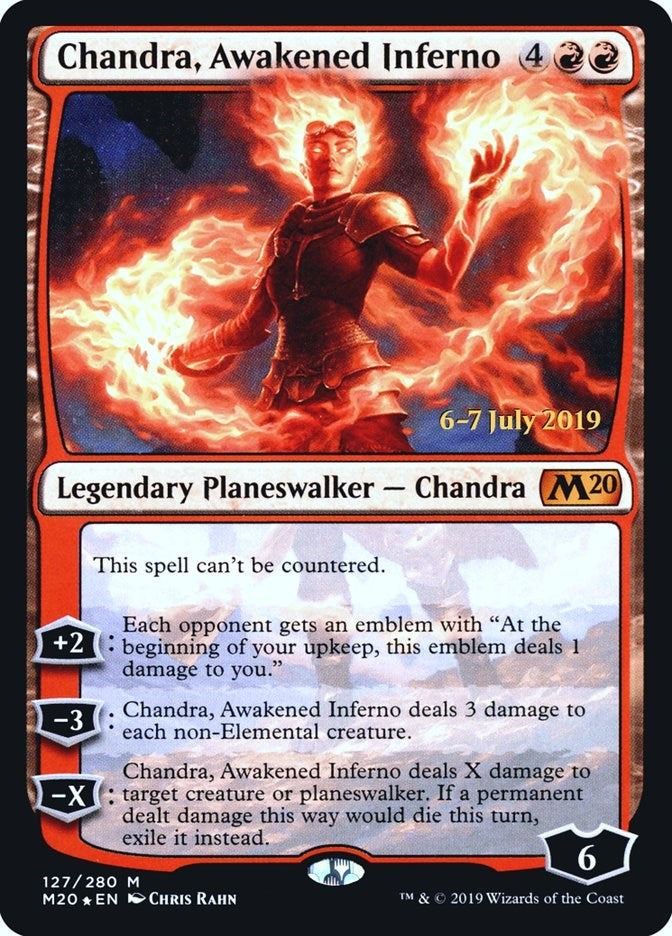 Image for Chandra, Awakened Inferno (127) (Prerelease Cards) (PRE) - Magic: The Gathering