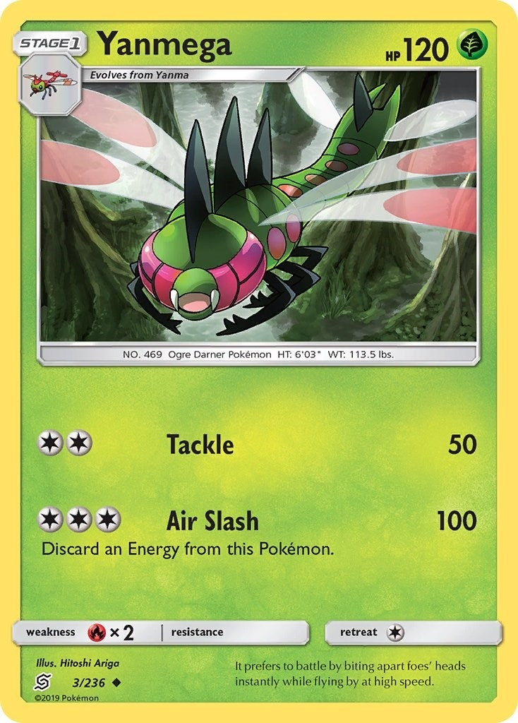 Yanmega (3/236) (SM - Unified Minds)