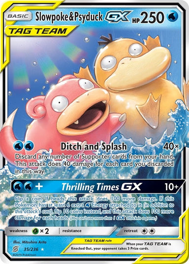 Image for Slowpoke & Psyduck GX (35/236) (SM - Unified Minds) - Pokemon