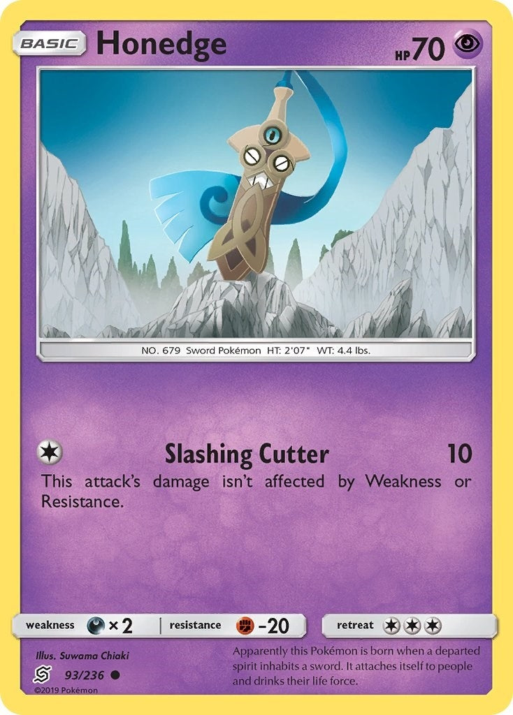 Honedge (93) (93/236) (SM - Unified Minds)