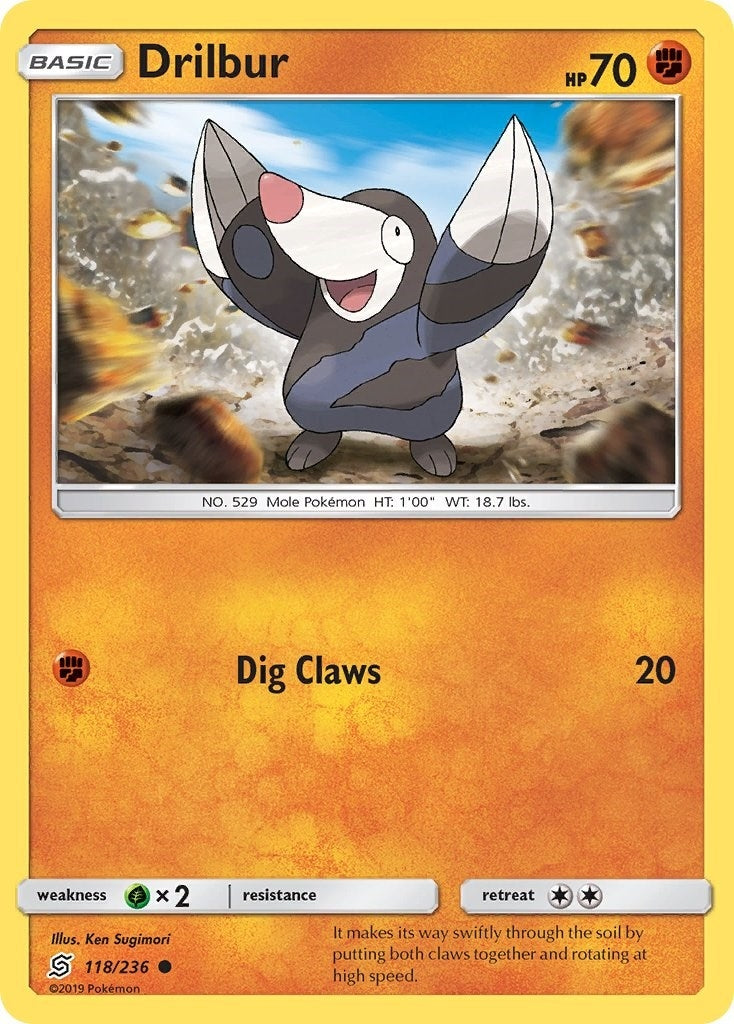 Drilbur (118/236) (SM - Unified Minds)