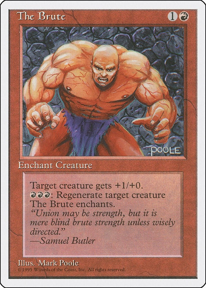 Image for The Brute (Fourth Edition) (4ED) - Magic: The Gathering