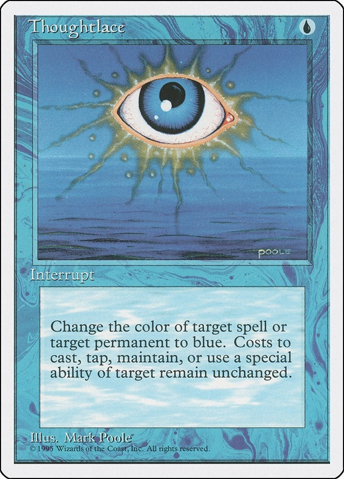 Image for Thoughtlace (Fourth Edition) (4ED) - Magic: The Gathering