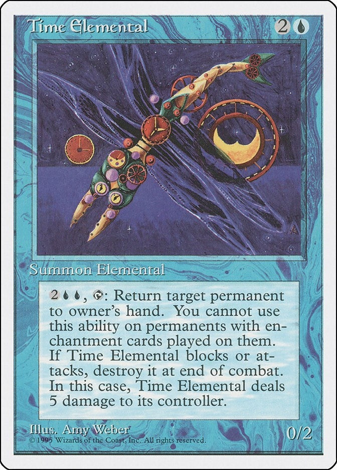 Image for Time Elemental (Fourth Edition) (4ED) - Magic: The Gathering