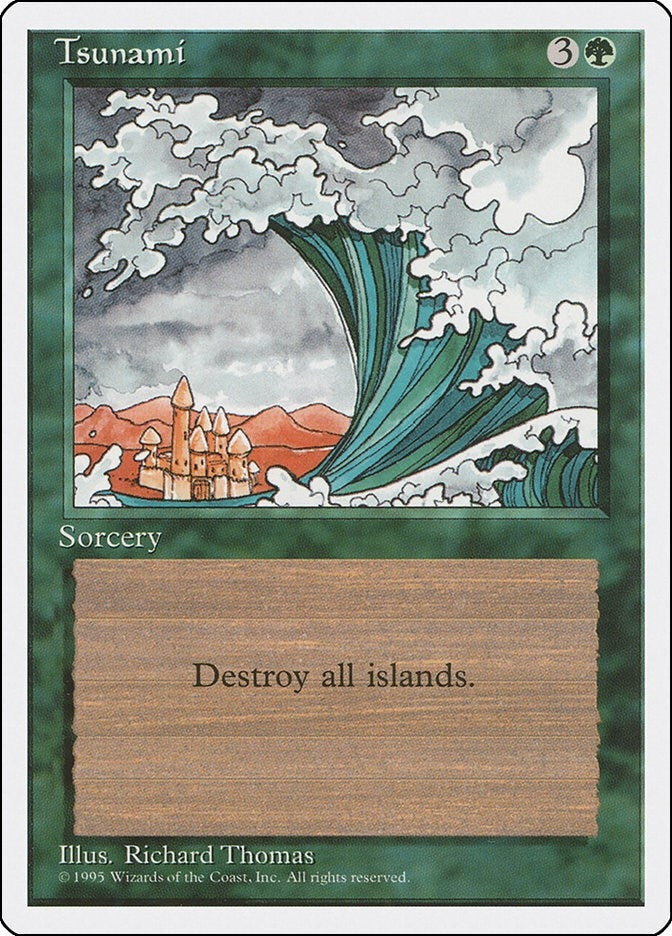 Image for Tsunami (162) (Fourth Edition) (4ED) - Magic: The Gathering