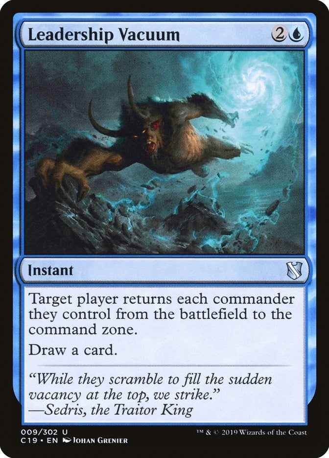 Image for Leadership Vacuum (9) (Commander 2019) - Magic: The Gathering