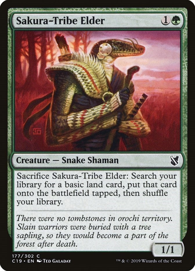 Image for Sakura-Tribe Elder (177) (Commander 2019) - Magic: The Gathering