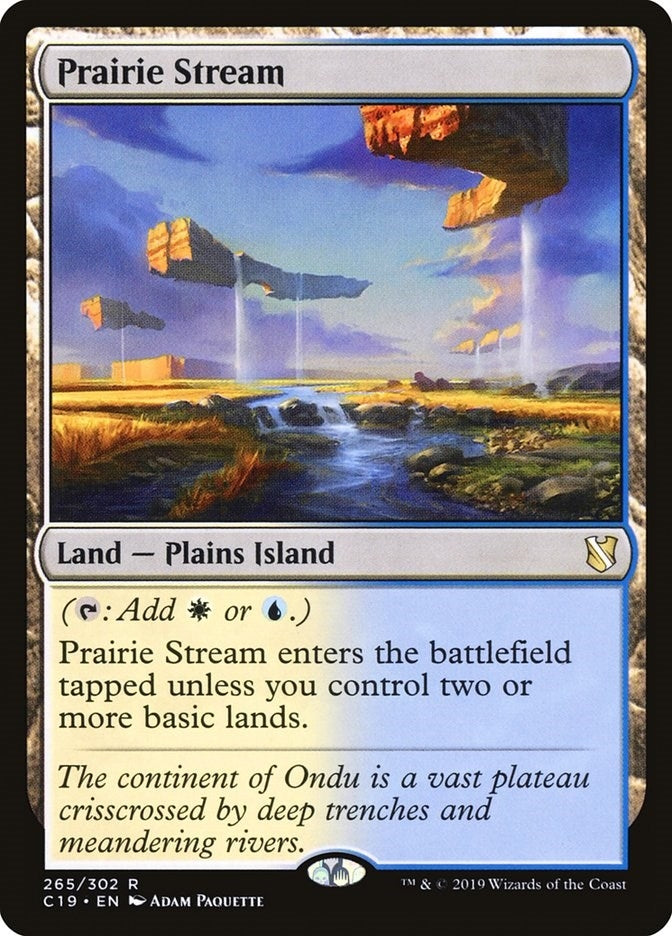 Image for Prairie Stream (265) (Commander 2019) - Magic: The Gathering