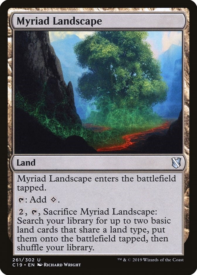 Image for Myriad Landscape (261) (Commander 2019) - Magic: The Gathering