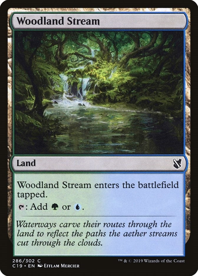 Image for Woodland Stream (286) (Commander 2019) - Magic: The Gathering