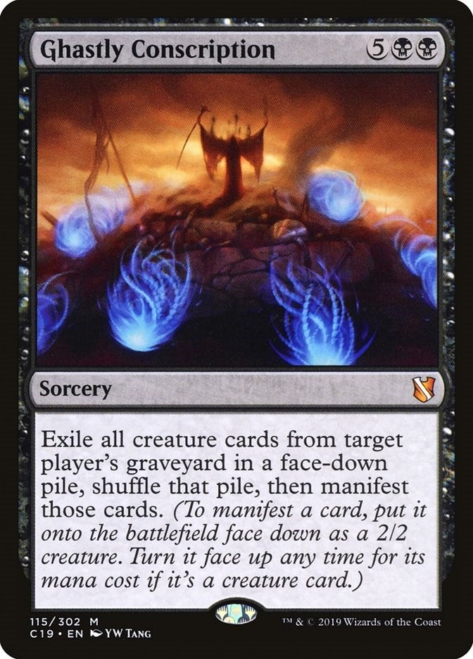 Image for Ghastly Conscription (115) (Commander 2019) - Magic: The Gathering
