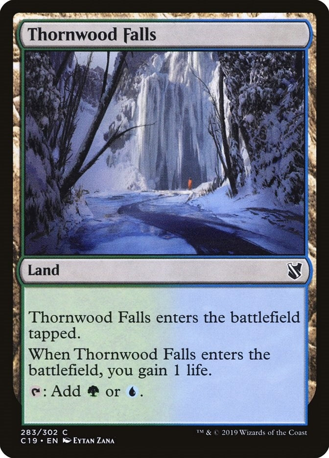 Image for Thornwood Falls (283) (Commander 2019) - Magic: The Gathering
