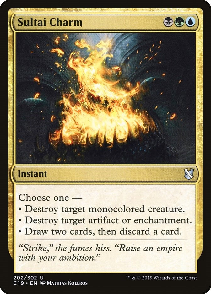 Image for Sultai Charm (202) (Commander 2019) - Magic: The Gathering