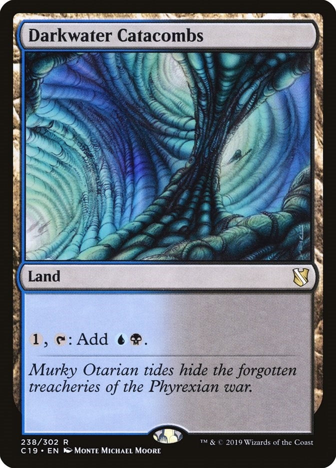 Image for Darkwater Catacombs (238) (Commander 2019) - Magic: The Gathering