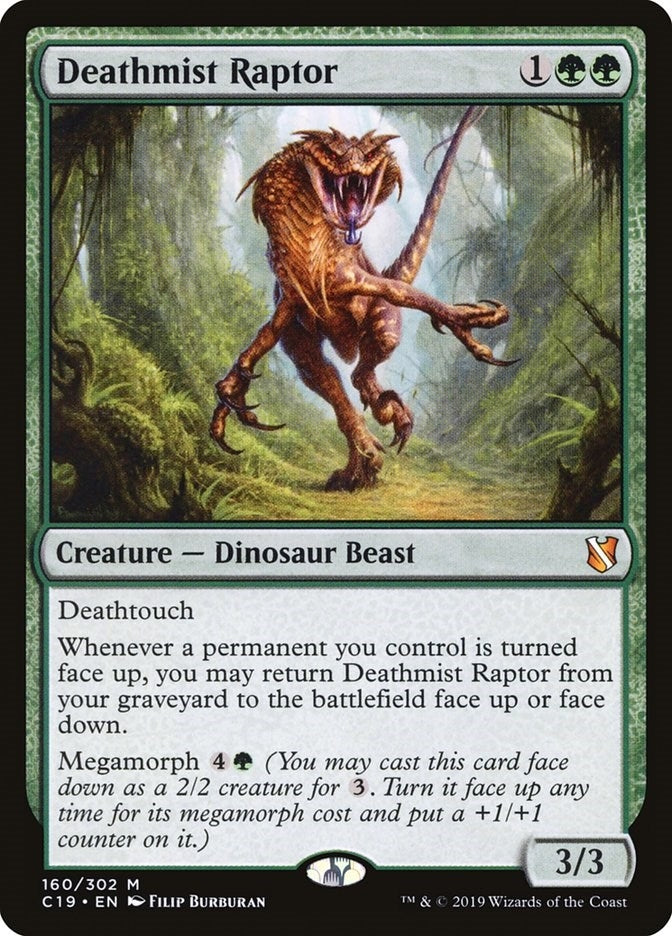 Image for Deathmist Raptor (160) (Commander 2019) - Magic: The Gathering