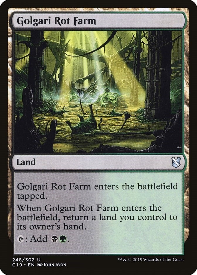 Image for Golgari Rot Farm (248) (Commander 2019) - Magic: The Gathering