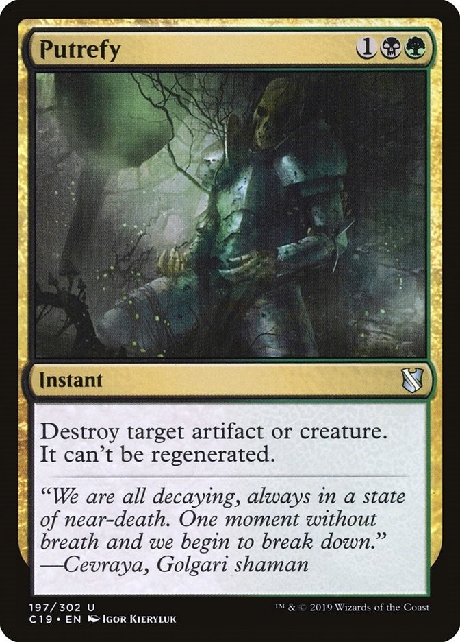 Image for Putrefy (197) (Commander 2019) - Magic: The Gathering