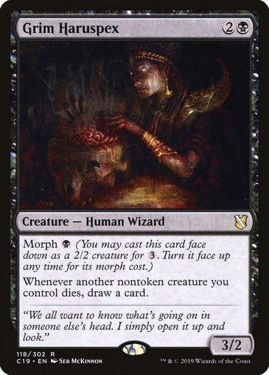 Image for Grim Haruspex (118) (Commander 2019) - Magic: The Gathering