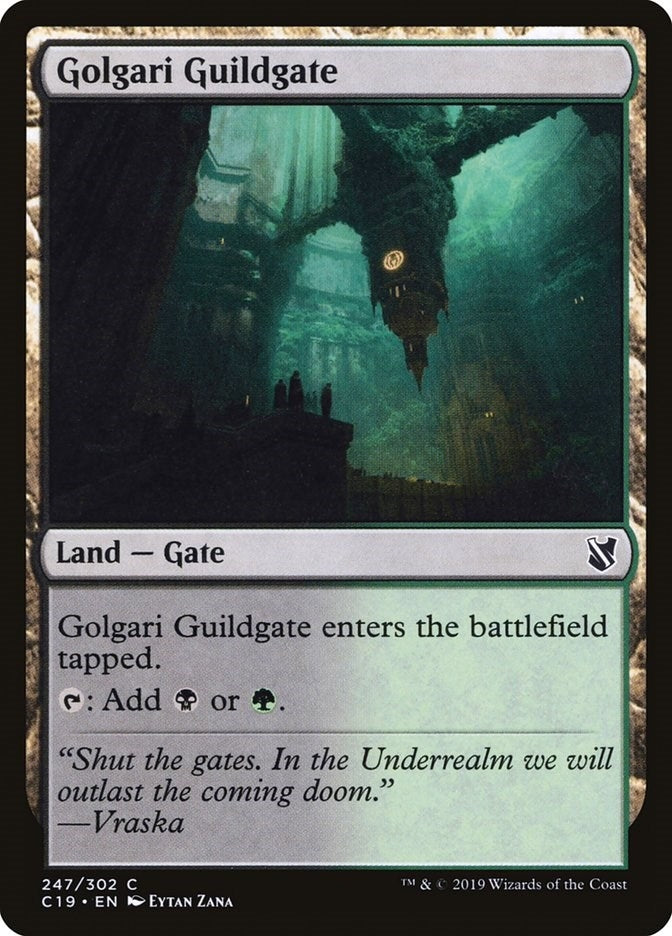 Image for Golgari Guildgate (247) (Commander 2019) - Magic: The Gathering