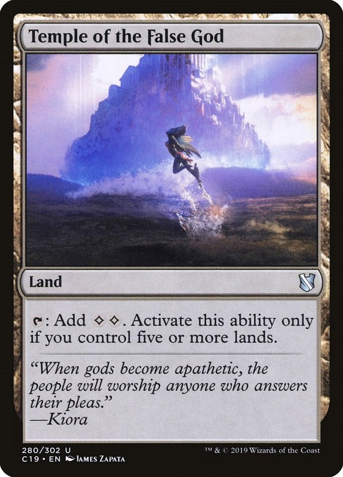 Image for Temple of the False God (280) (Commander 2019) - Magic: The Gathering