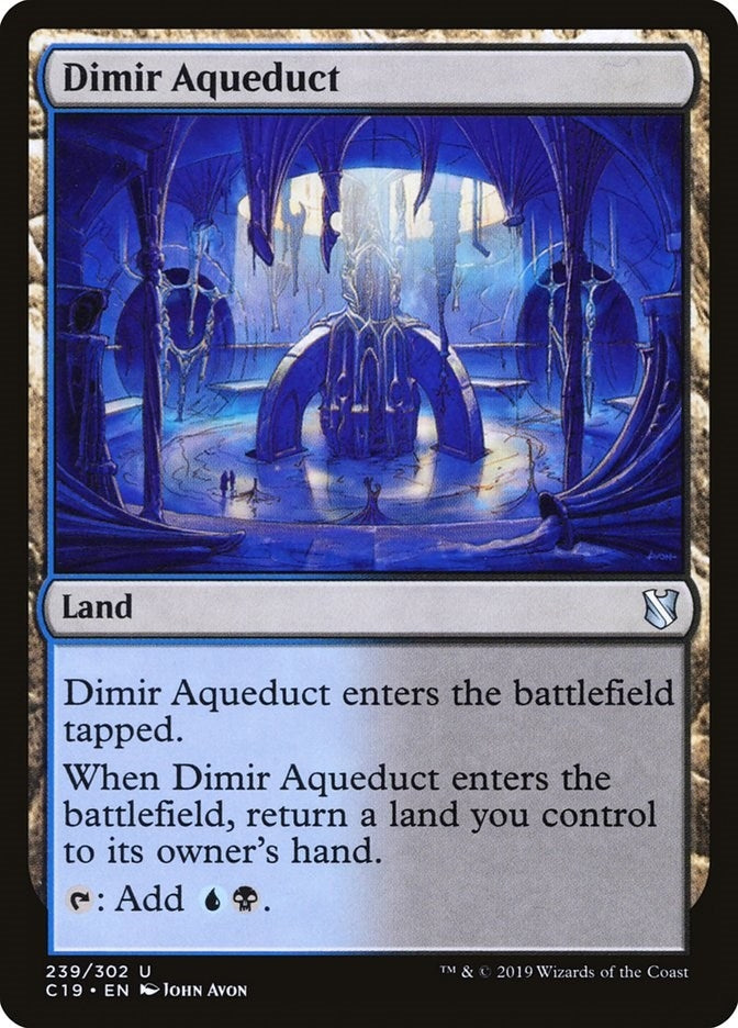 Image for Dimir Aqueduct (239) (Commander 2019) - Magic: The Gathering
