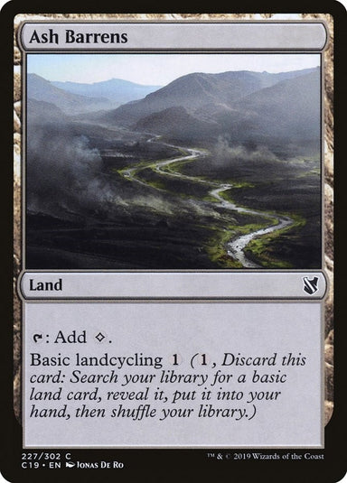Image for Ash Barrens (227) (Commander 2019) - Magic: The Gathering