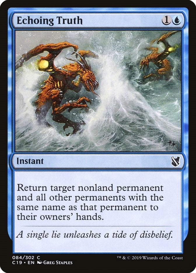 Image for Echoing Truth (84) (Commander 2019) - Magic: The Gathering