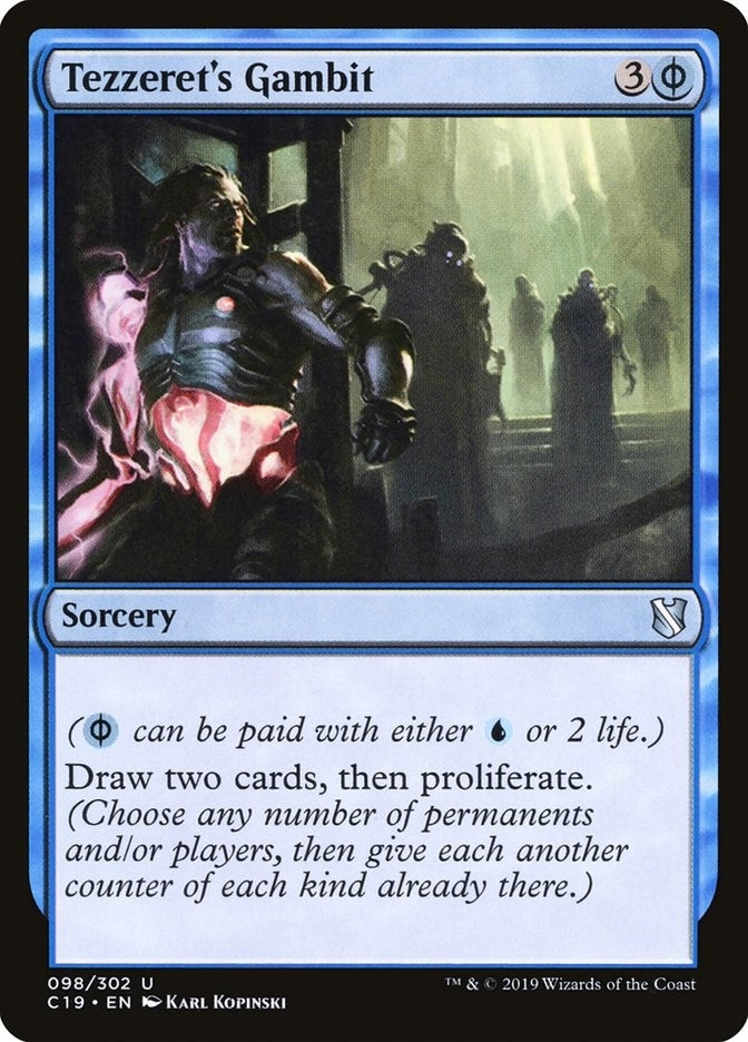 Image for Tezzeret's Gambit (98) (Commander 2019) - Magic: The Gathering