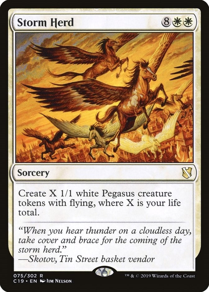 Image for Storm Herd (75) (Commander 2019) - Magic: The Gathering