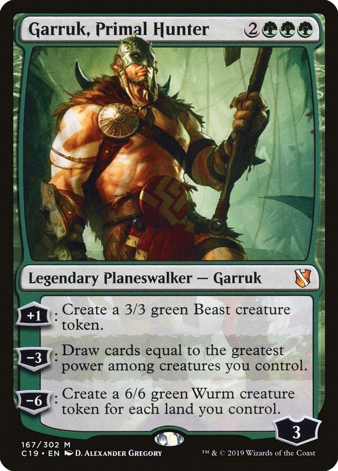Image for Garruk, Primal Hunter (167) (Commander 2019) - Magic: The Gathering