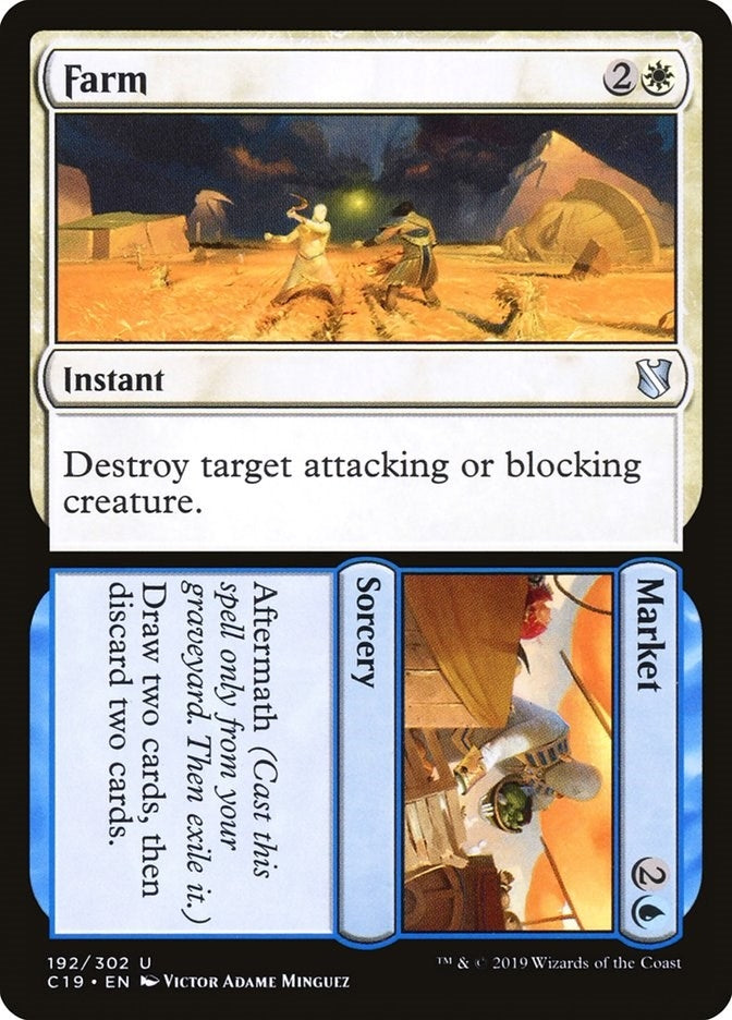 Image for Farm // Market (192) (Commander 2019) - Magic: The Gathering