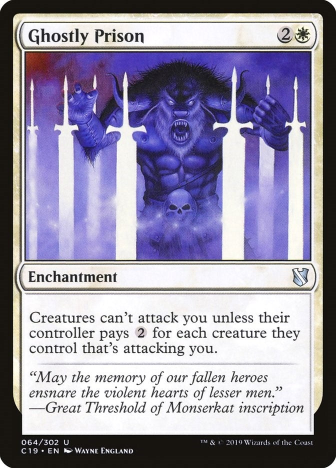 Image for Ghostly Prison (64) (Commander 2019) - Magic: The Gathering