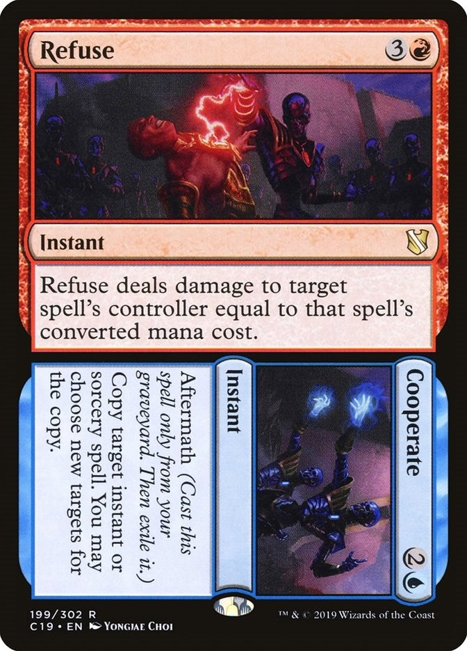 Image for Refuse // Cooperate (199) (Commander 2019) - Magic: The Gathering