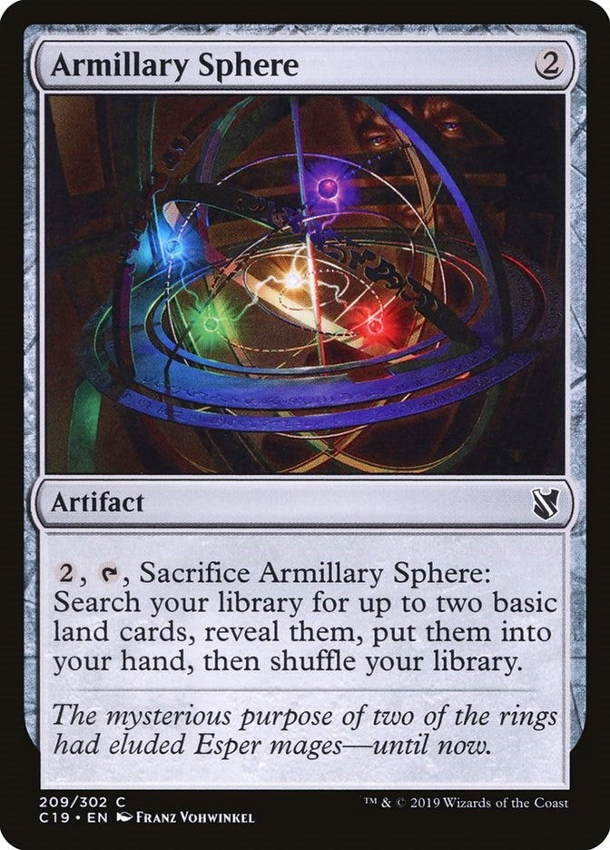 Image for Armillary Sphere (209) (Commander 2019) - Magic: The Gathering