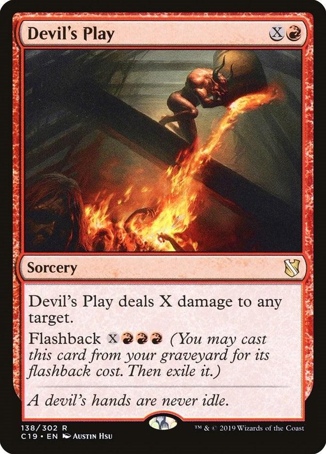 Image for Devil's Play (138) (Commander 2019) - Magic: The Gathering
