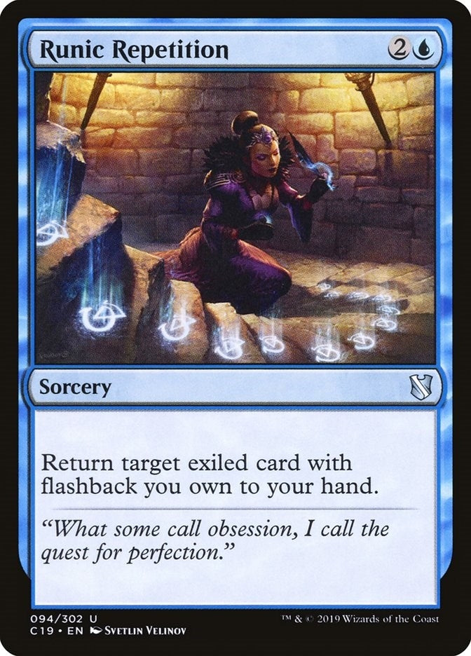 Image for Runic Repetition (94) (Commander 2019) - Magic: The Gathering