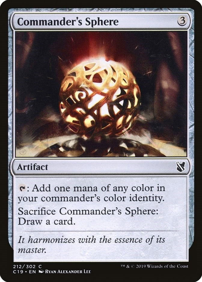 Image for Commander's Sphere (212) (Commander 2019) - Magic: The Gathering