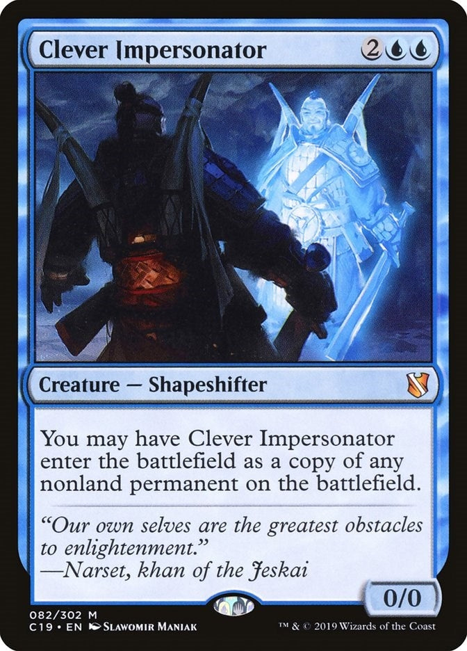 Image for Clever Impersonator (82) (Commander 2019) - Magic: The Gathering