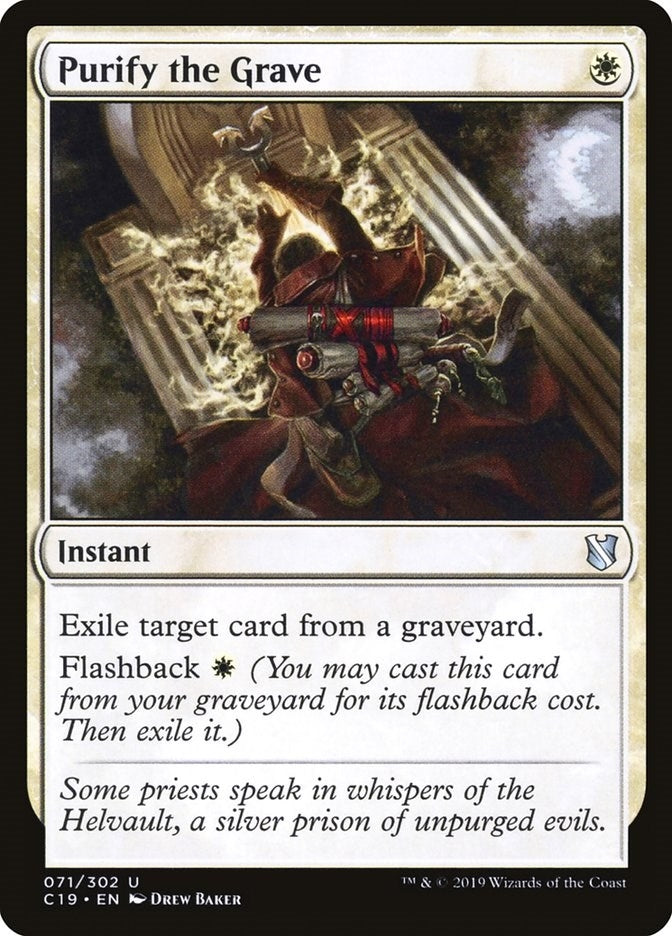 Image for Purify the Grave (71) (Commander 2019) - Magic: The Gathering