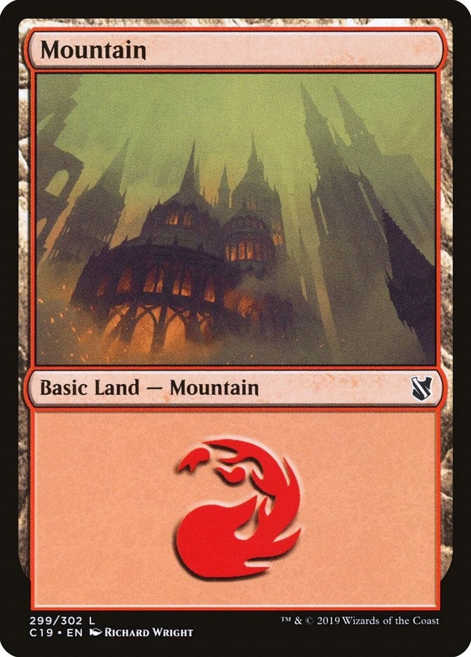 Image for Mountain (299) (299) (Commander 2019) - Magic: The Gathering