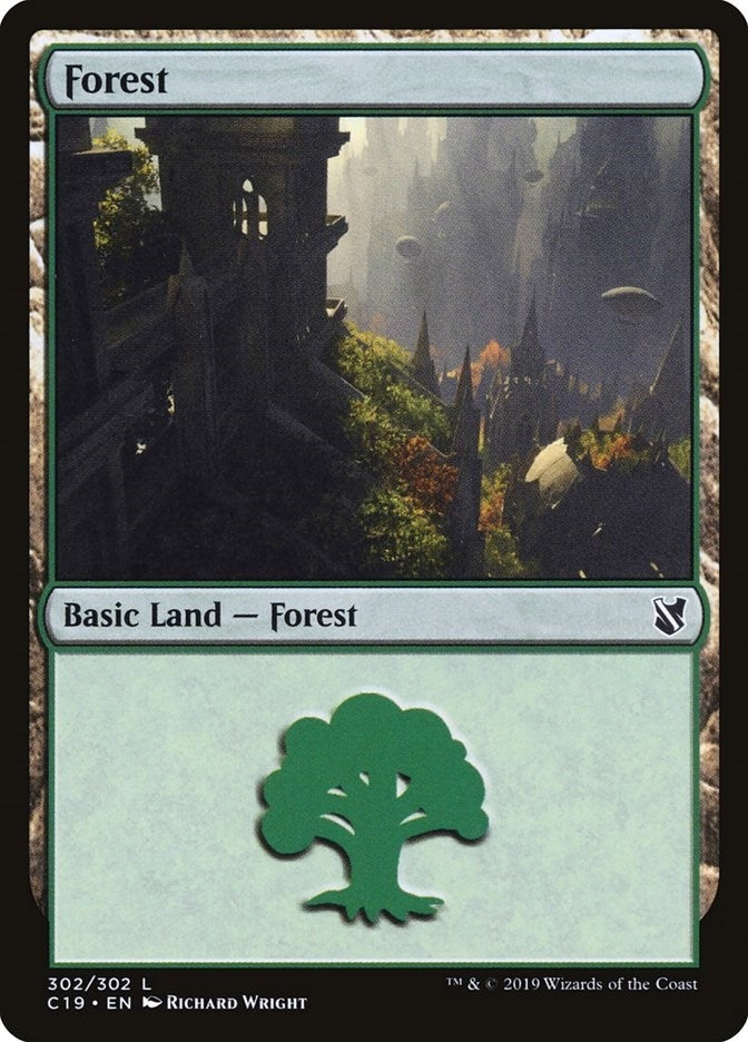 Image for Forest (302) (302) (Commander 2019) - Magic: The Gathering