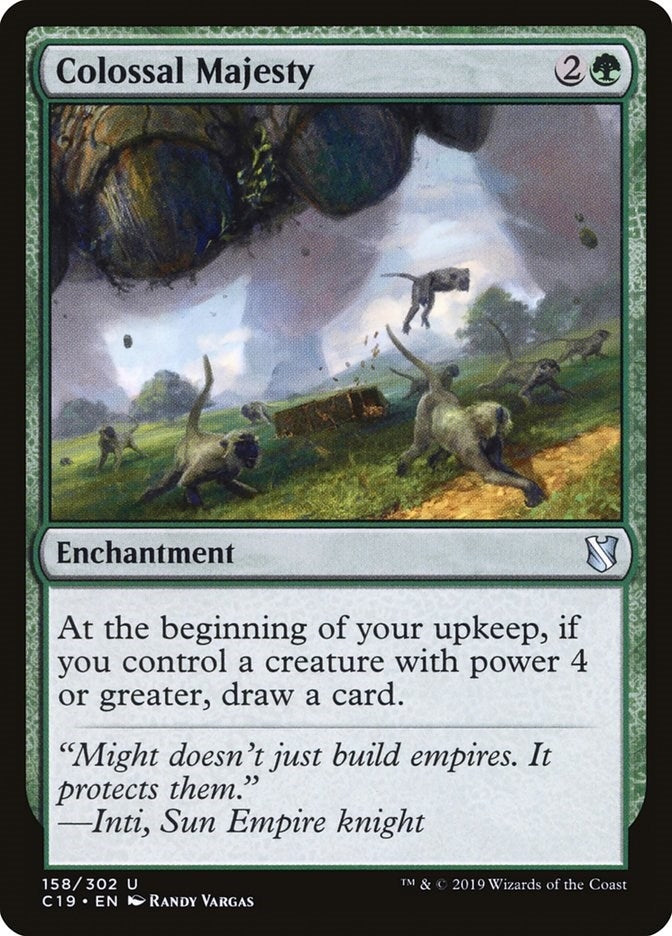 Image for Colossal Majesty (158) (Commander 2019) - Magic: The Gathering