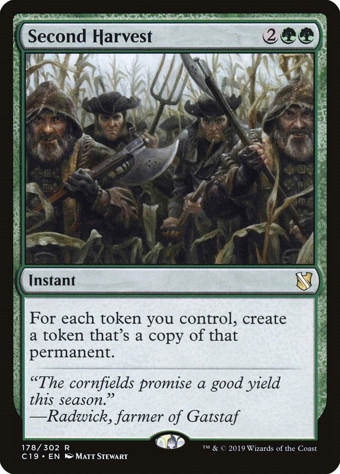 Image for Second Harvest (178) (Commander 2019) - Magic: The Gathering